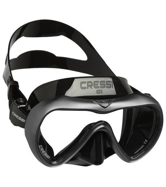 Cressi A1 Clear Anti-Fog Lens Scuba Mask