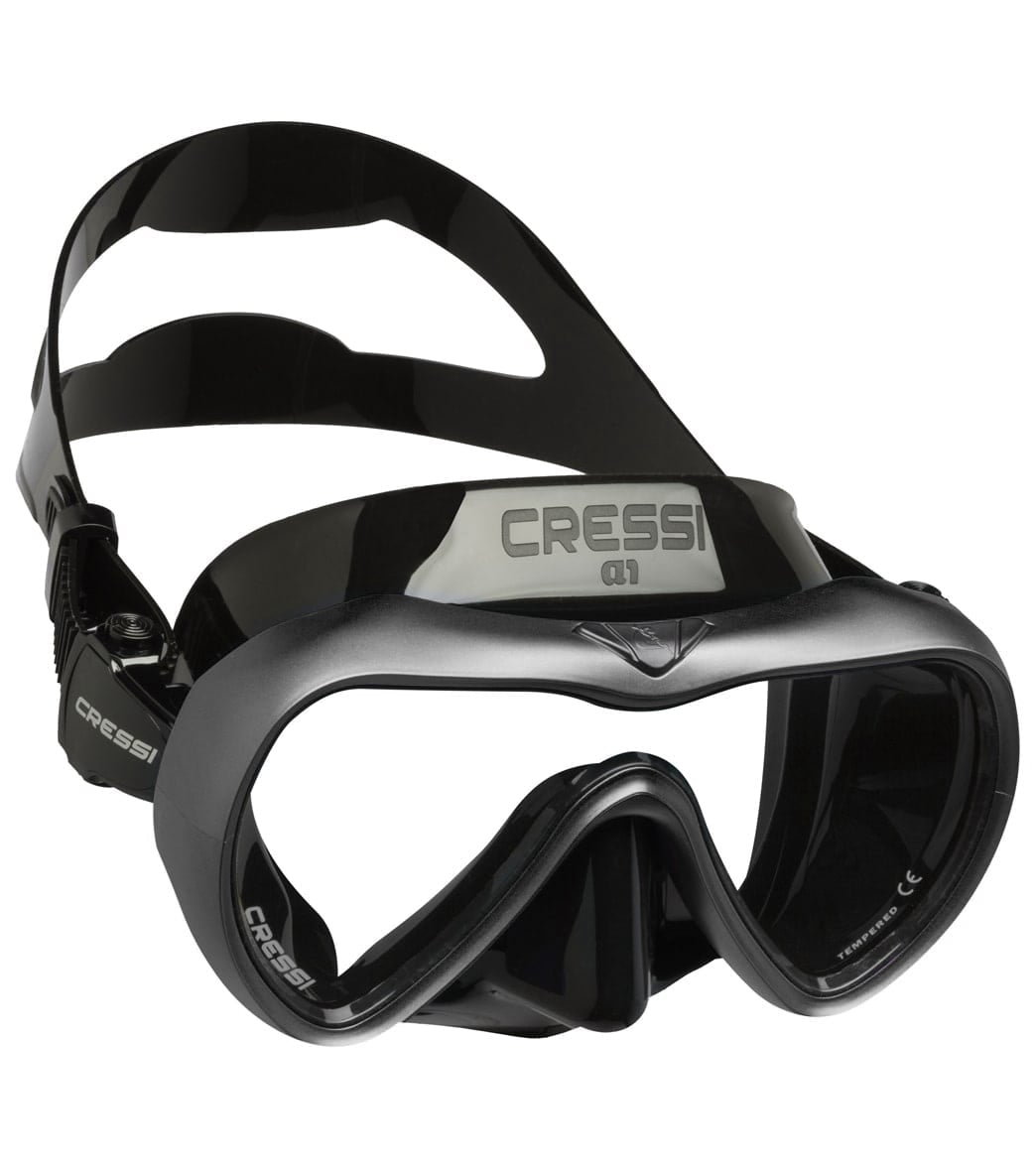 Cressi A1 Clear Anti-Fog Lens Scuba Mask