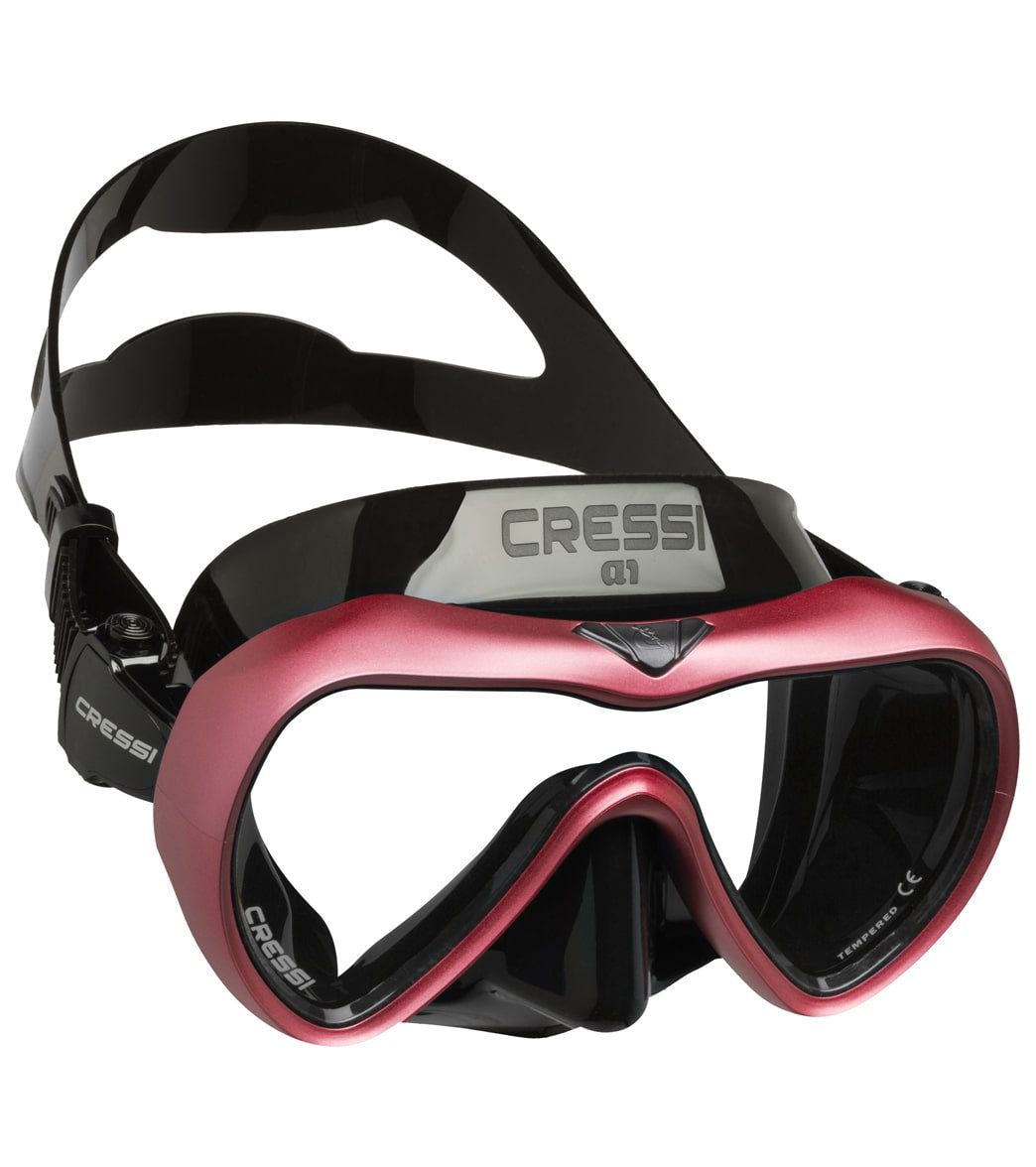 Cressi A1 Clear Anti-Fog Lens Scuba Mask