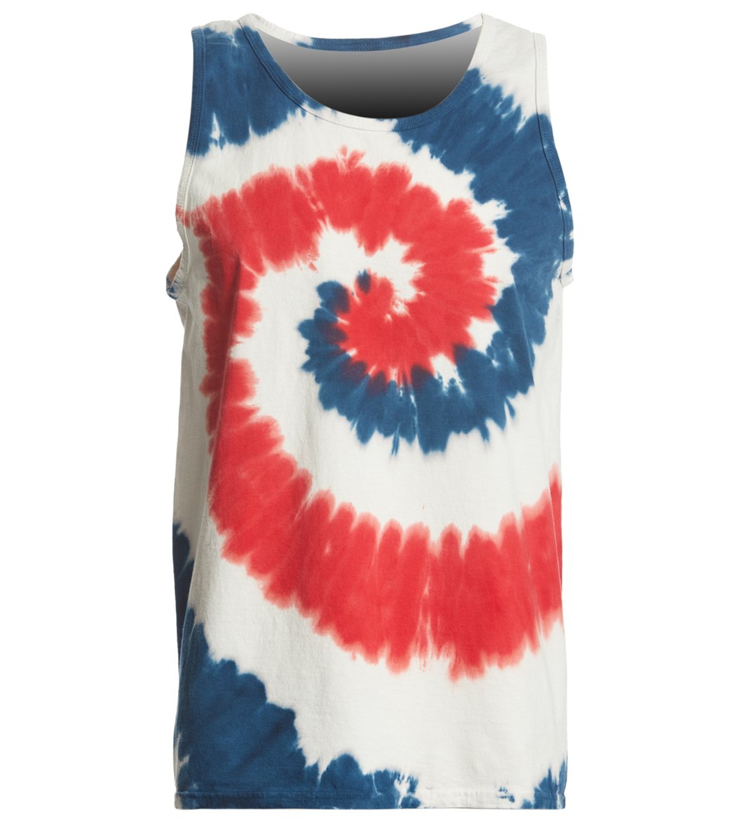 SwimOutlet Unisex Tie-Dye Tank Top