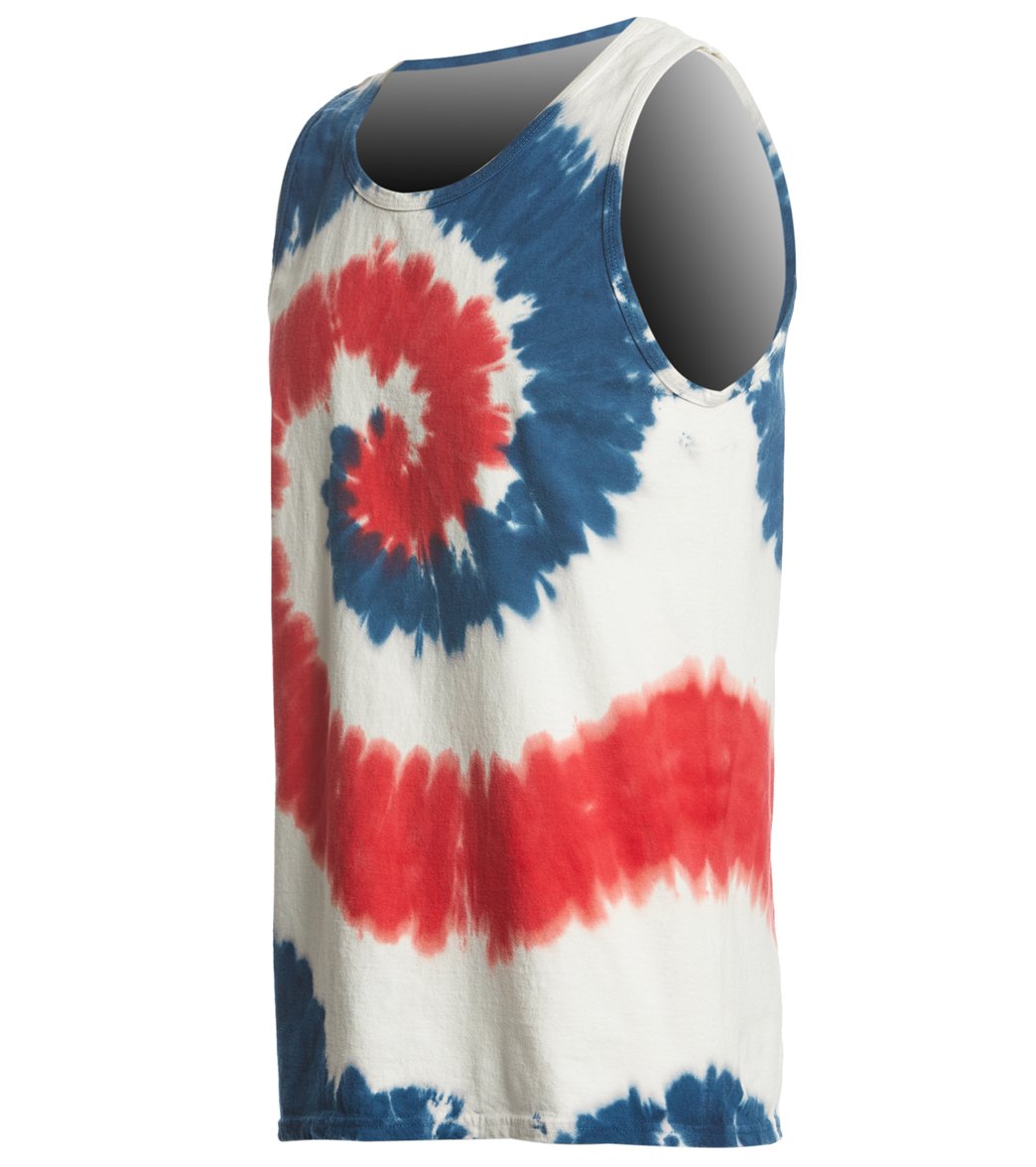 SwimOutlet Unisex Tie-Dye Tank Top