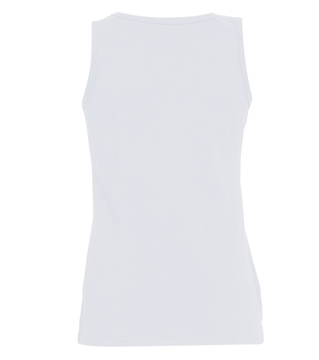 SwimOutlet Girl's Ribbed Neck Tank Top
