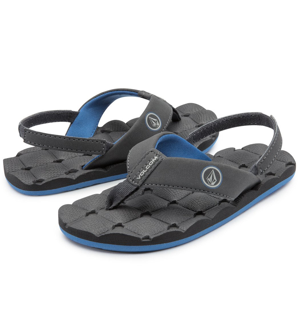 Volcom Boys' Recliner Sandal (Little Kid)
