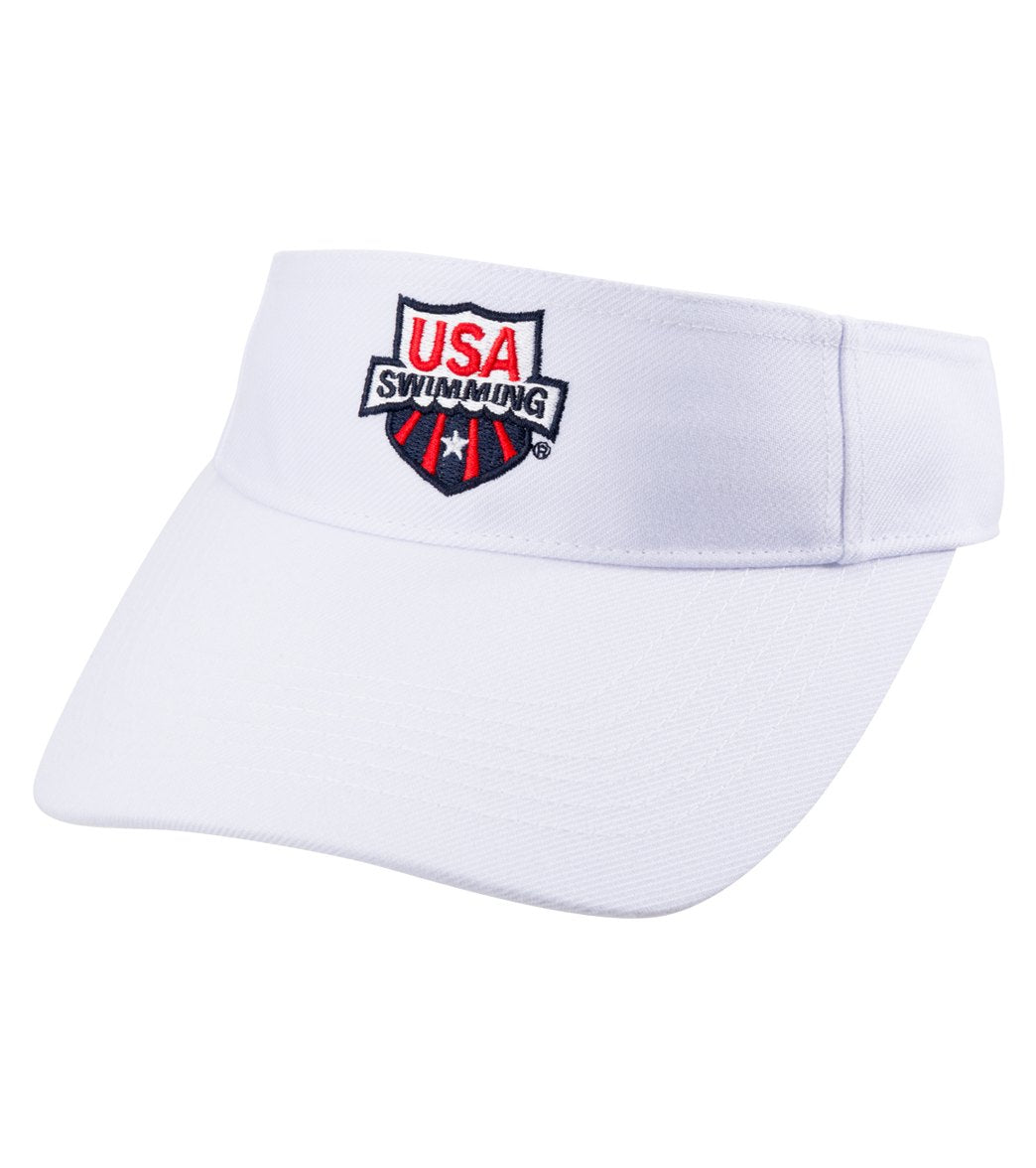 USA Swimming Twill Visor