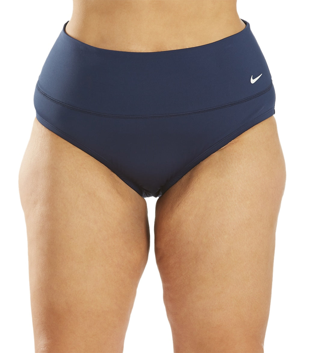 Nike Women's Plus Size Essential High Waist Bikini Bottom