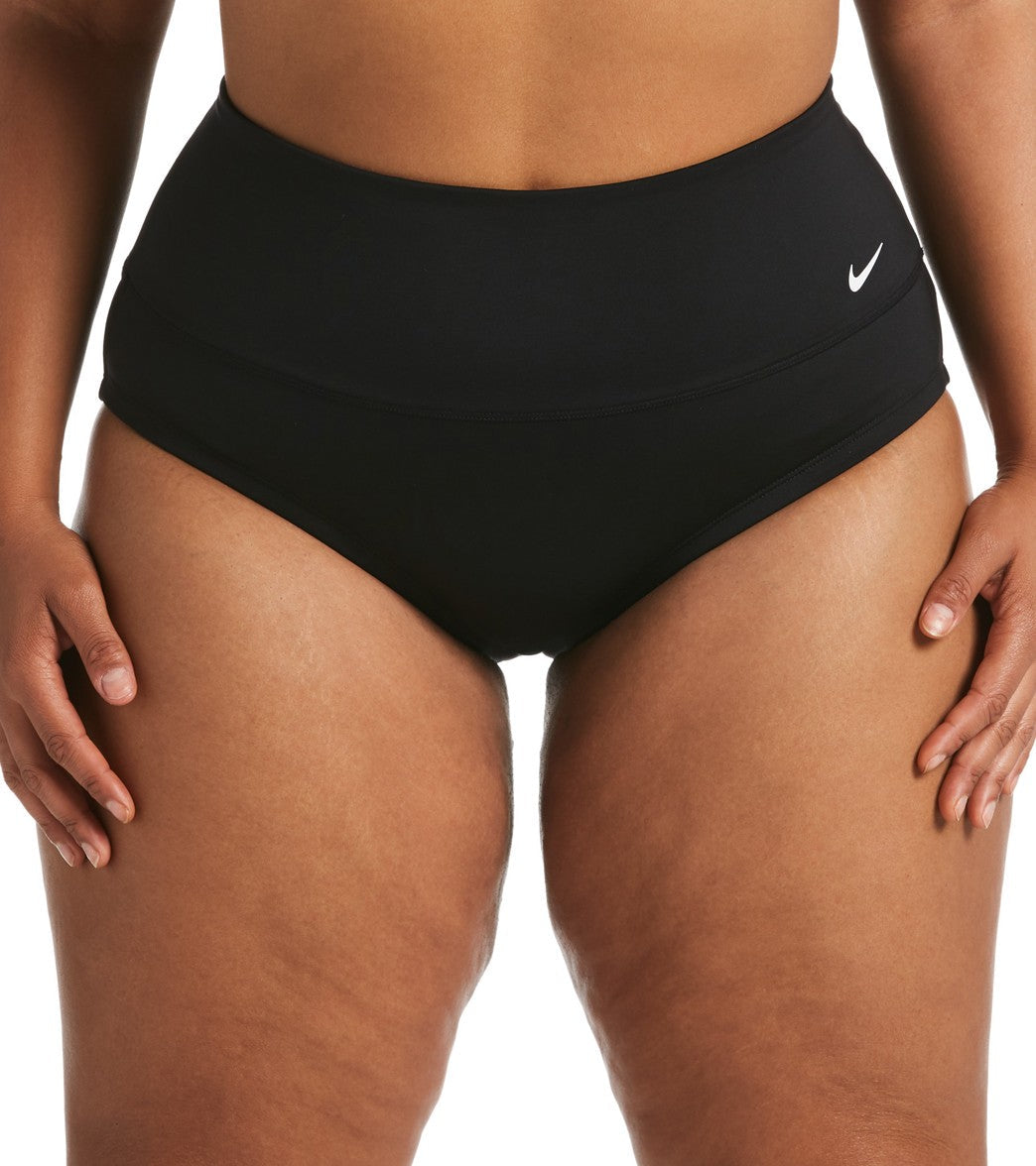 Nike Women's Plus Size Essential High Waist Bikini Bottom