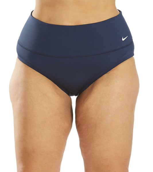 Nike Women's Plus Size Essential High Waist Bikini Bottom