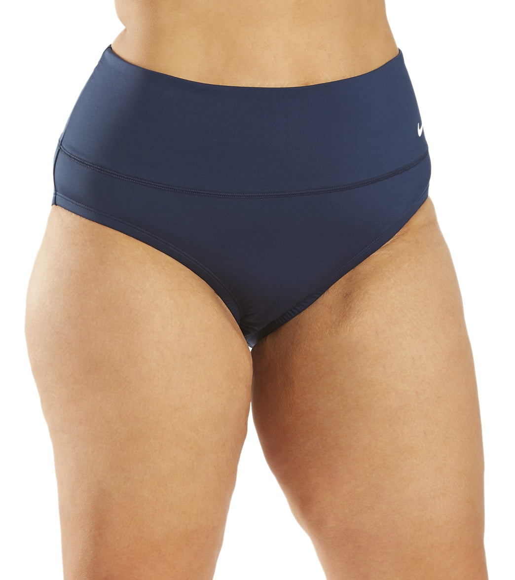 Nike Women's Plus Size Essential High Waist Bikini Bottom