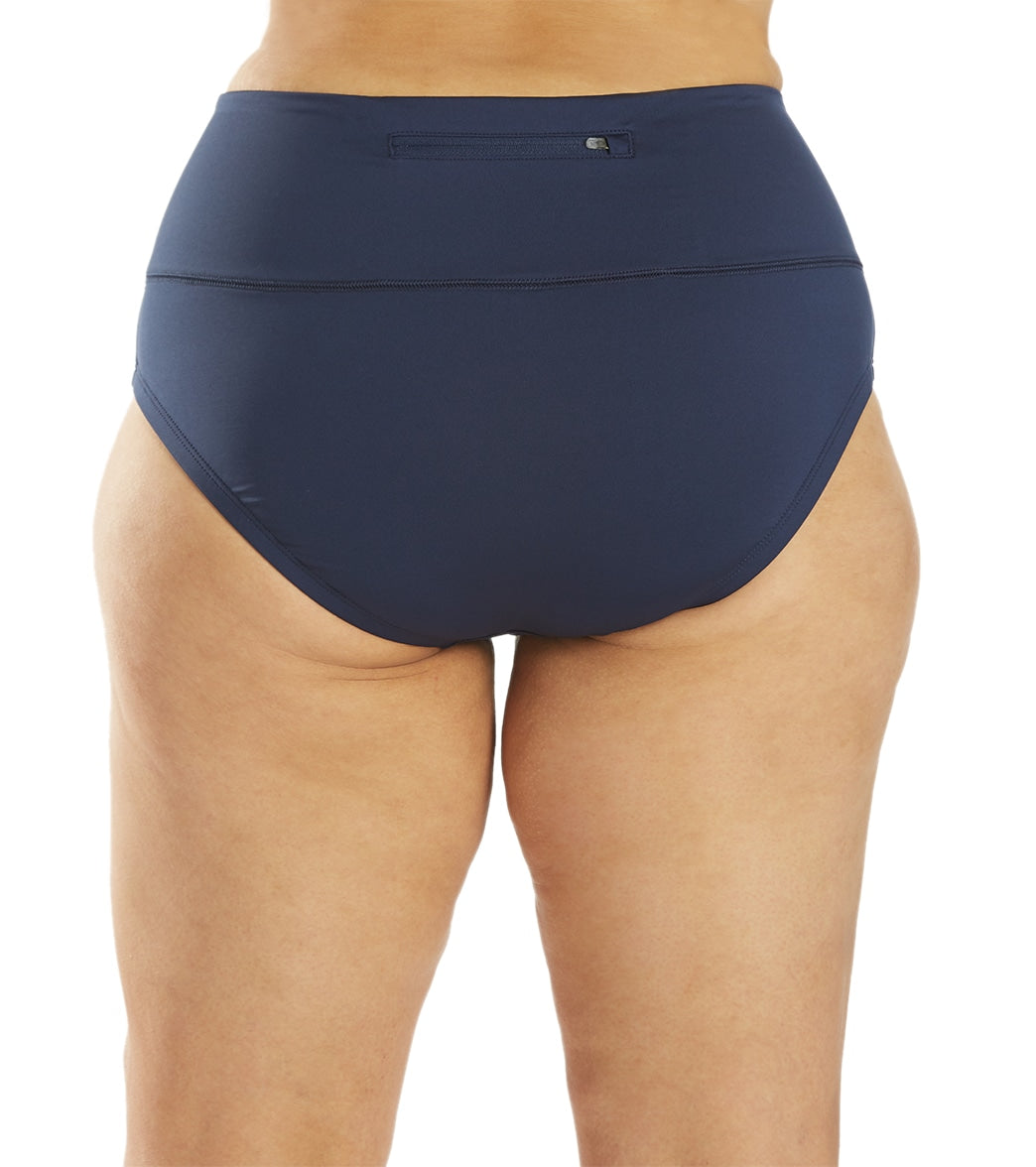 Nike Women's Plus Size Essential High Waist Bikini Bottom
