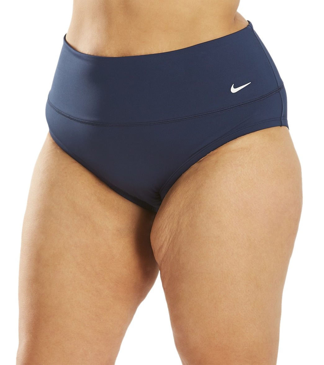 Nike Women's Plus Size Essential High Waist Bikini Bottom