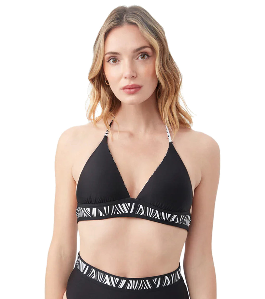 Trina Turk Women's Hula Reversible Bikini Top