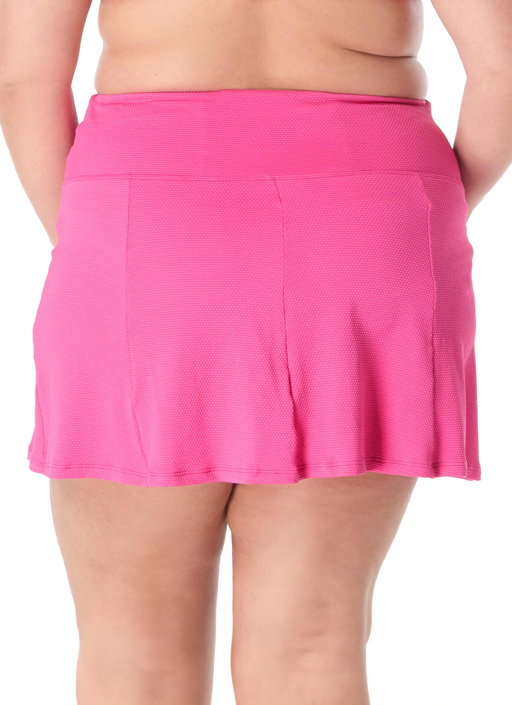 Beach House Women's Plus Size Solid Pique Olivia Princess Seam Swim Skort
