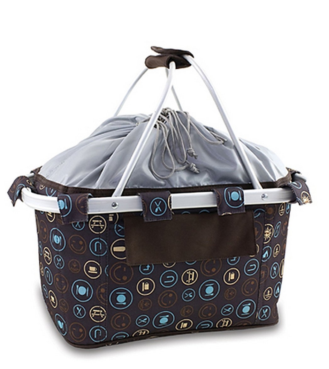 Picnic Time Metro Fashion Prints Cooler Basket