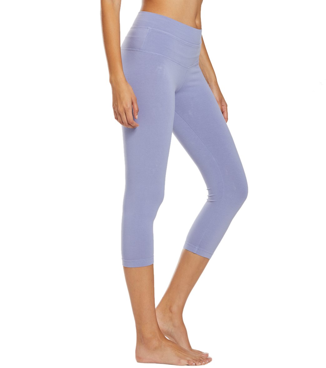 Hard Tail High Rise Cotton Yoga Capris