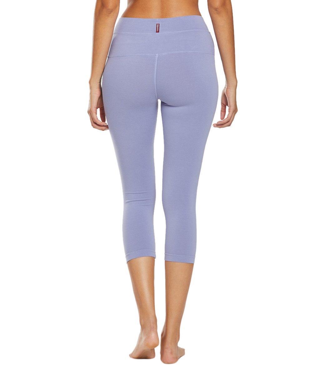 Hard Tail High Rise Cotton Yoga Capris