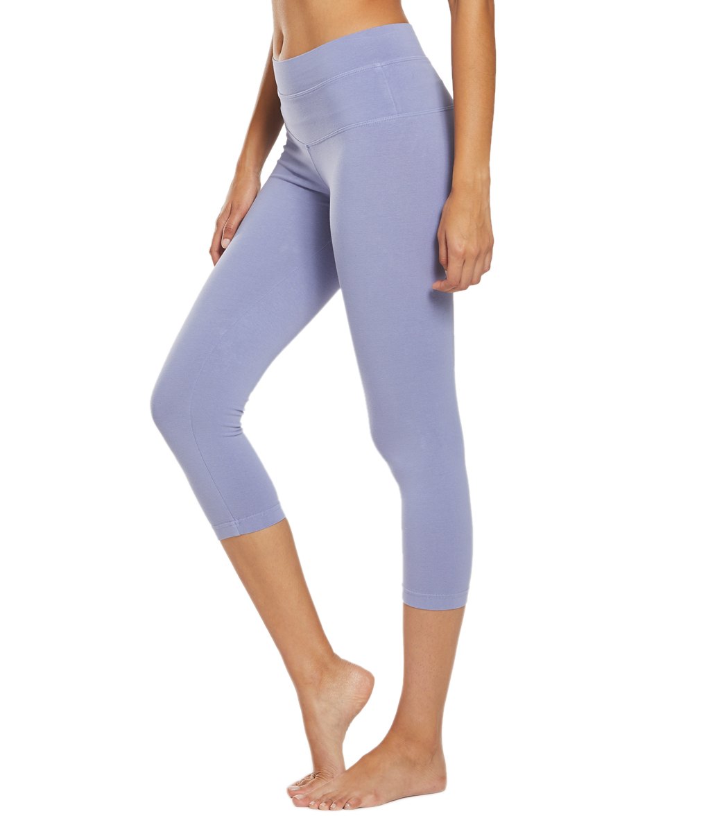 Hard Tail High Rise Cotton Yoga Capris