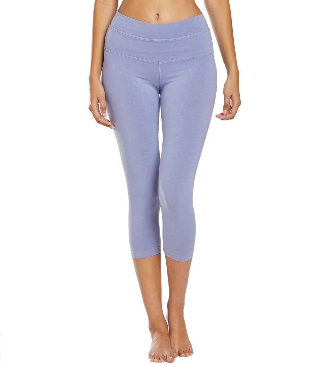 Hard Tail High Rise Cotton Yoga Capris