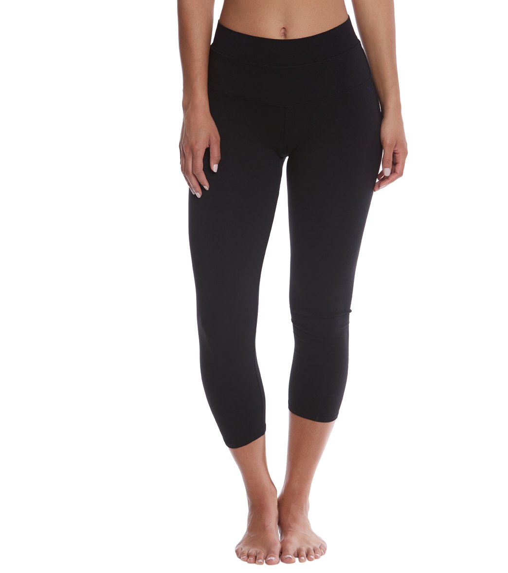 Hard Tail High Rise Cotton Yoga Capris
