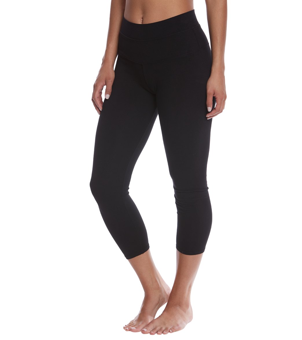 Hard Tail High Rise Cotton Yoga Capris