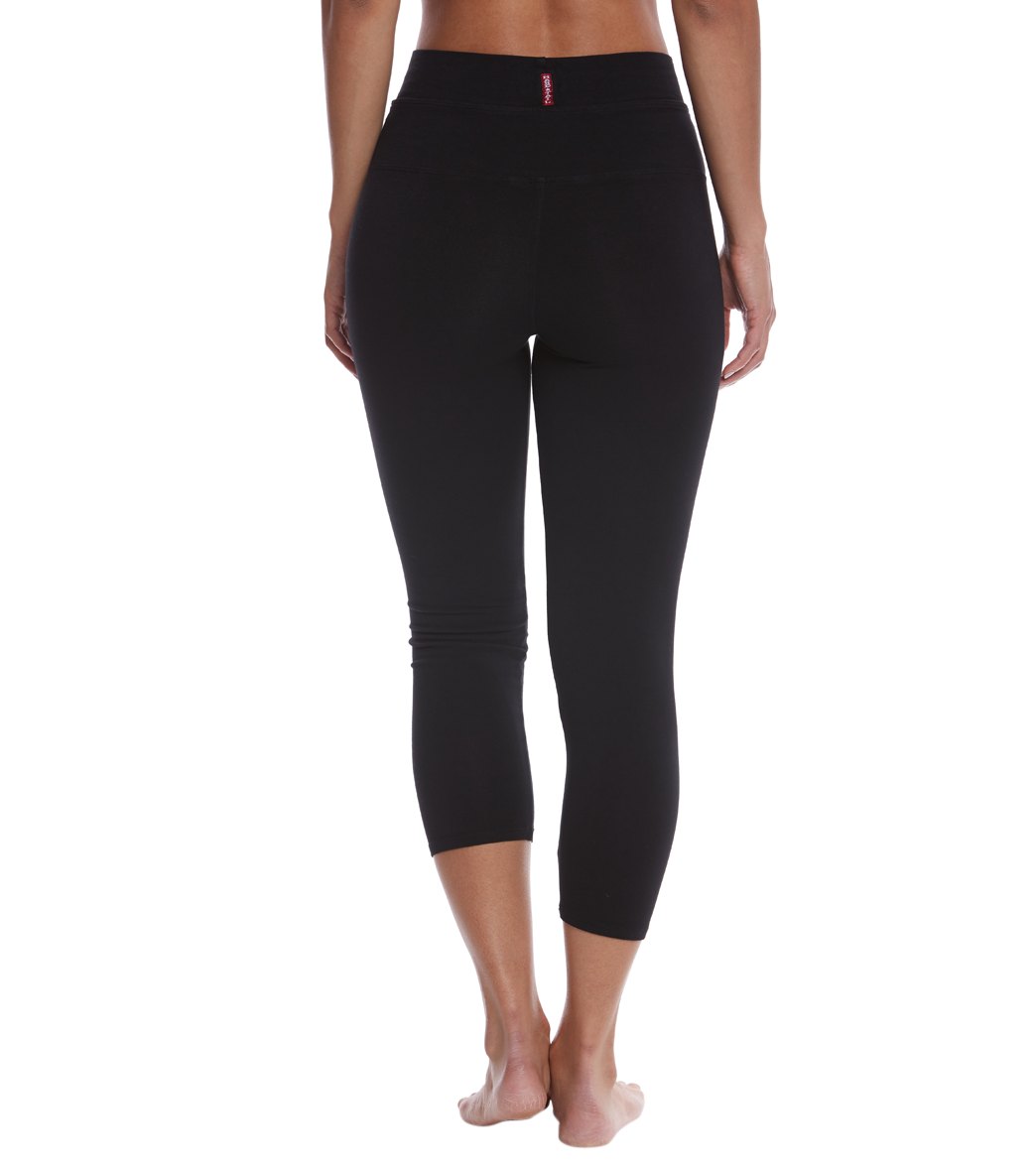 Hard Tail High Rise Cotton Yoga Capris