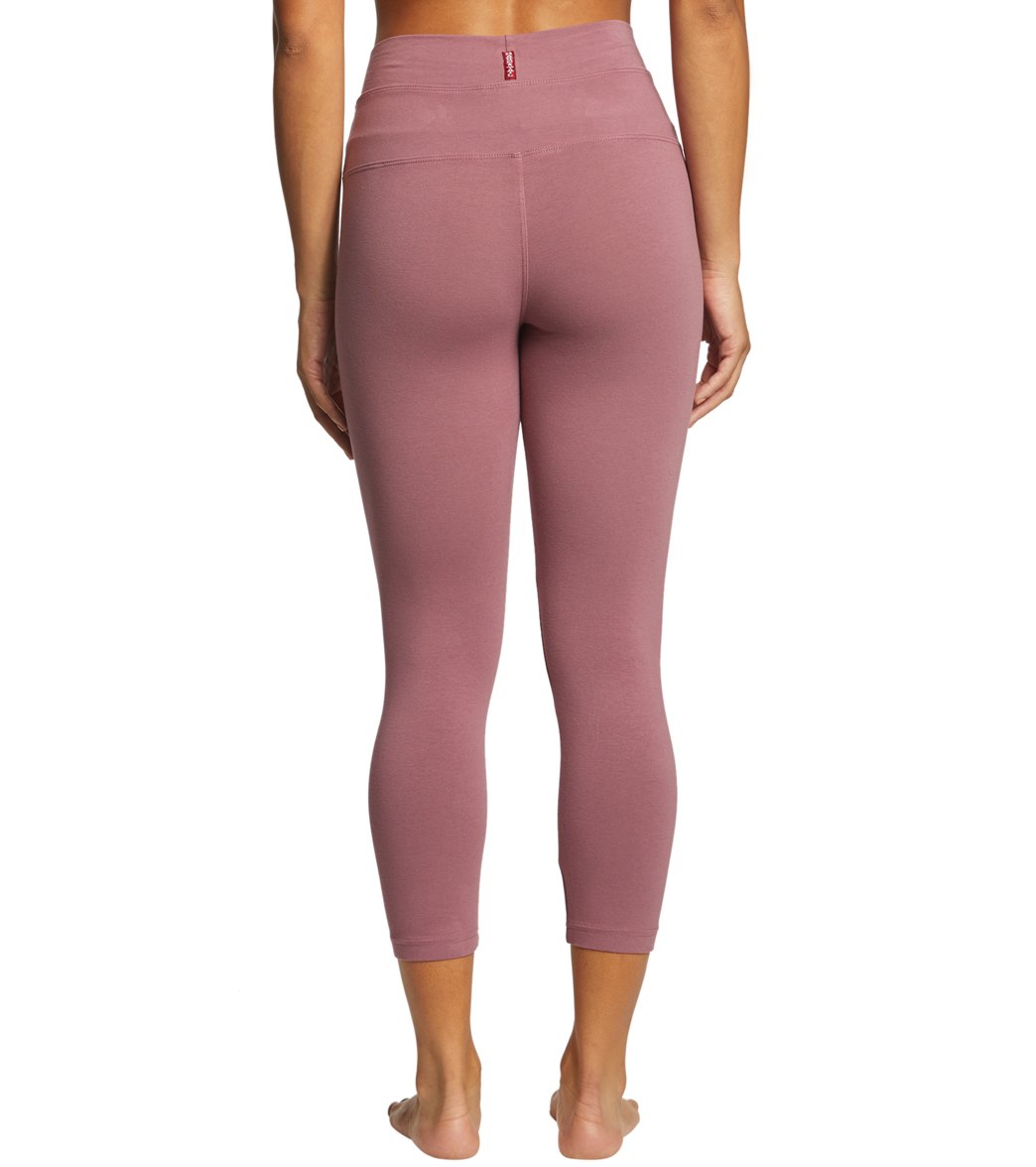 Hard Tail High Rise Cotton Yoga Capris