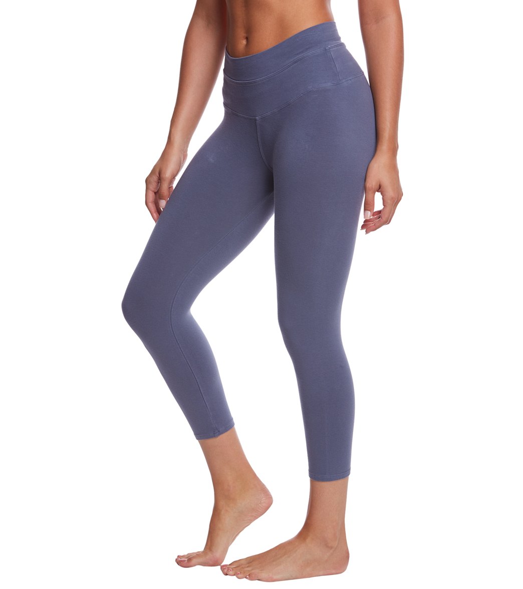 Hard Tail High Rise Cotton Yoga Capris