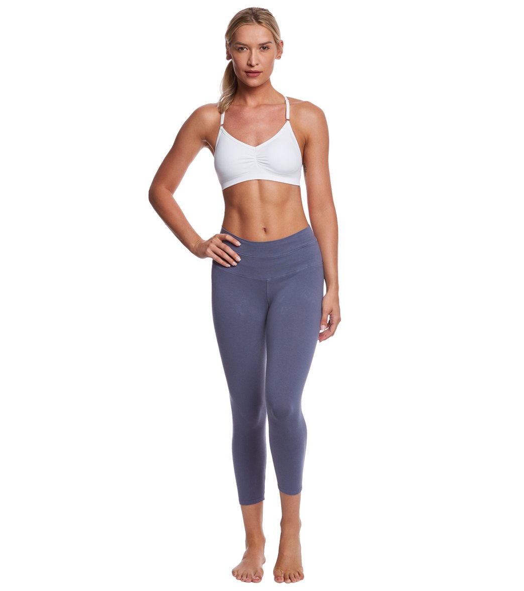Hard Tail High Rise Cotton Yoga Capris