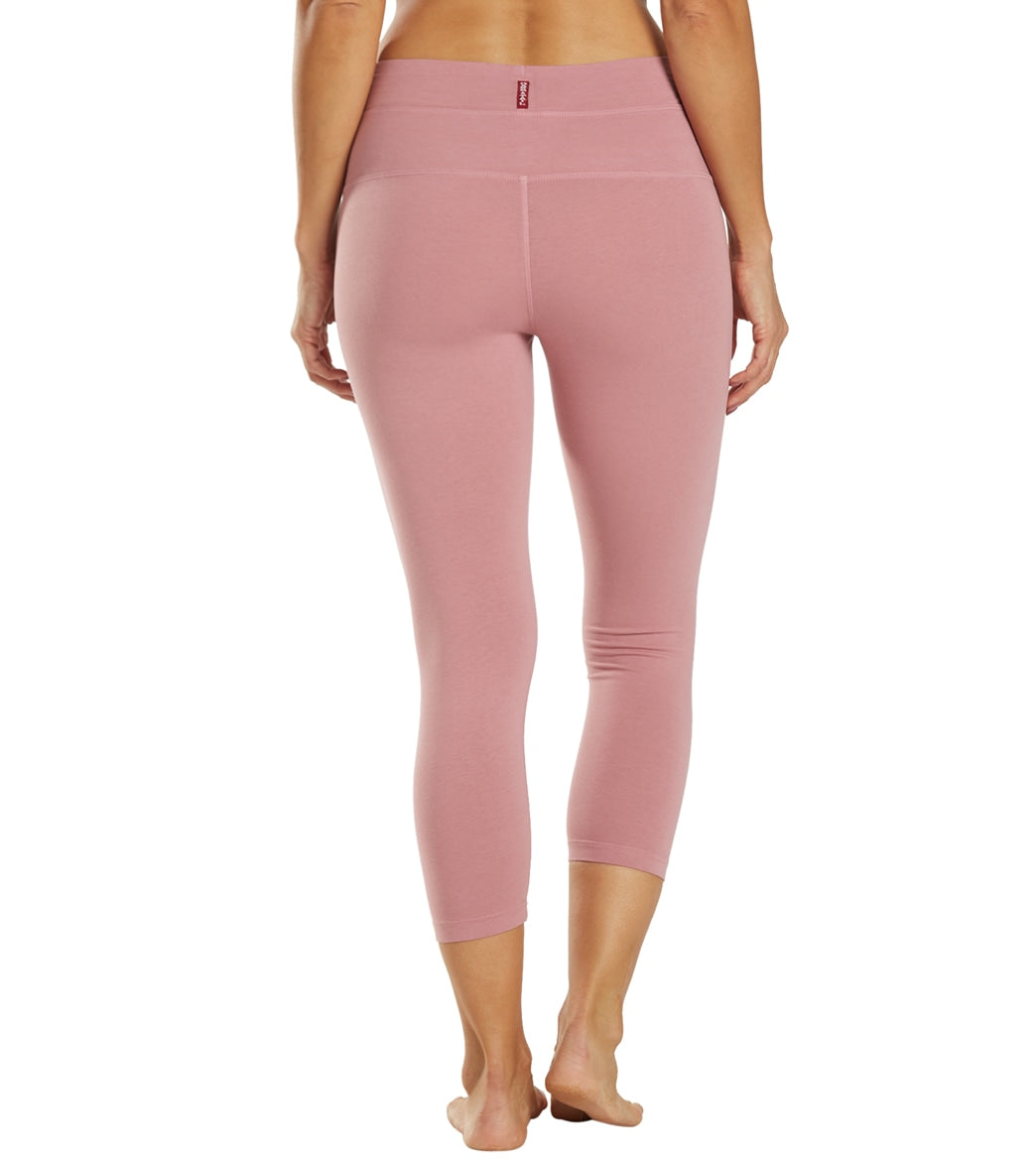 Hard Tail High Rise Cotton Yoga Capris