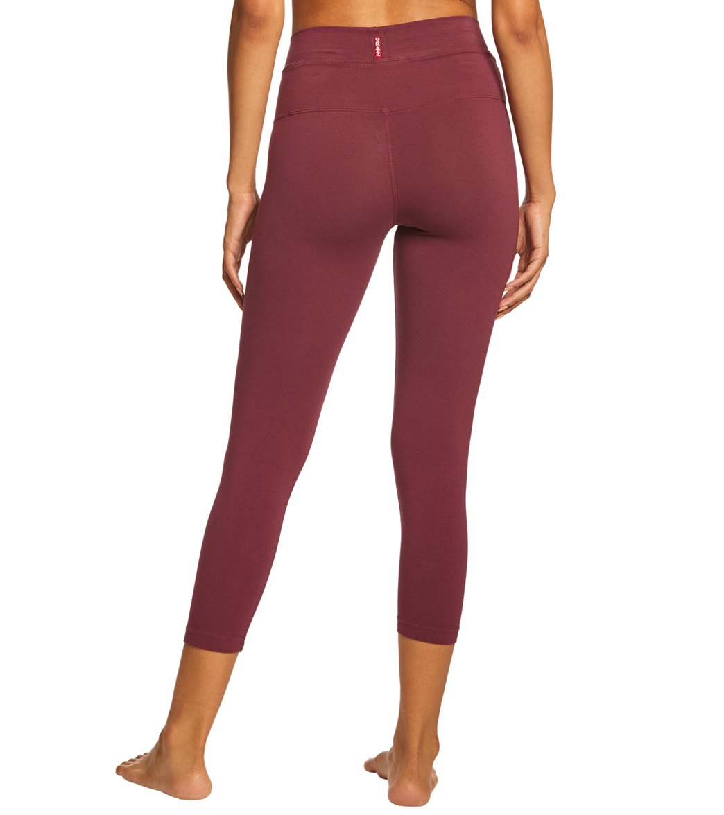 Hard Tail High Rise Cotton Yoga Capris