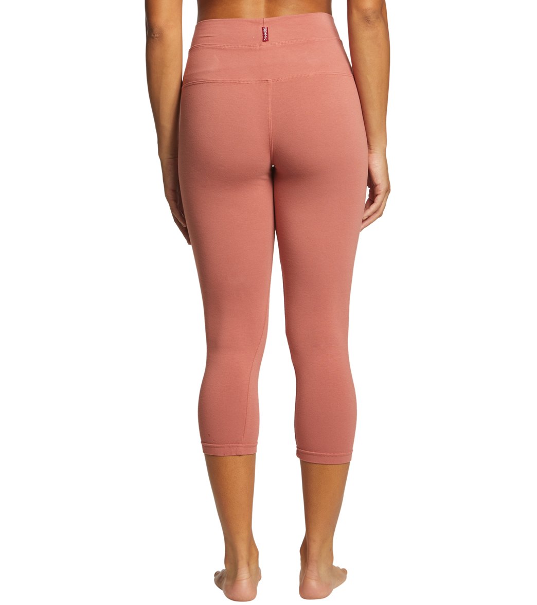 Hard Tail High Rise Cotton Yoga Capris