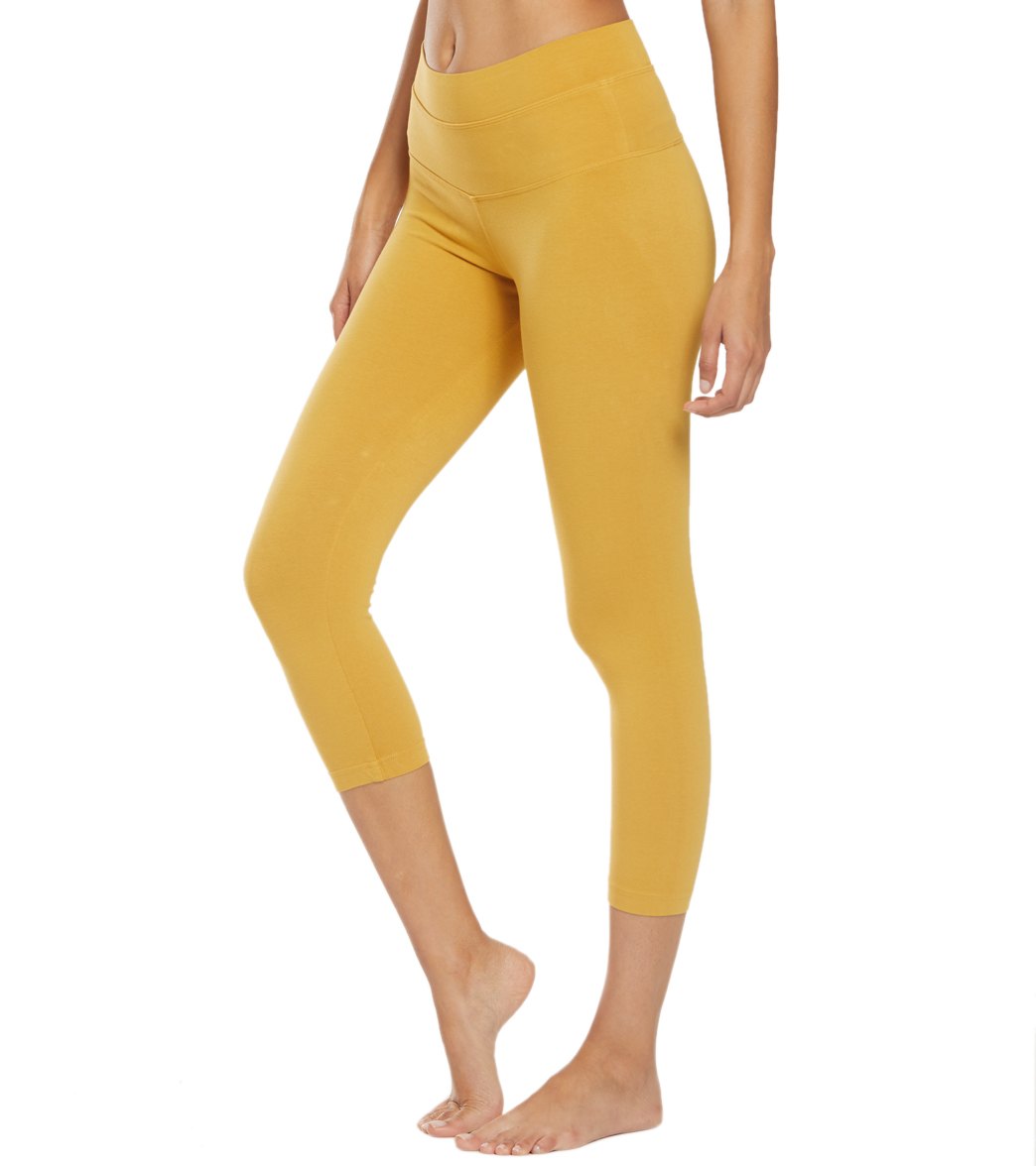 Hard Tail High Rise Cotton Yoga Capris