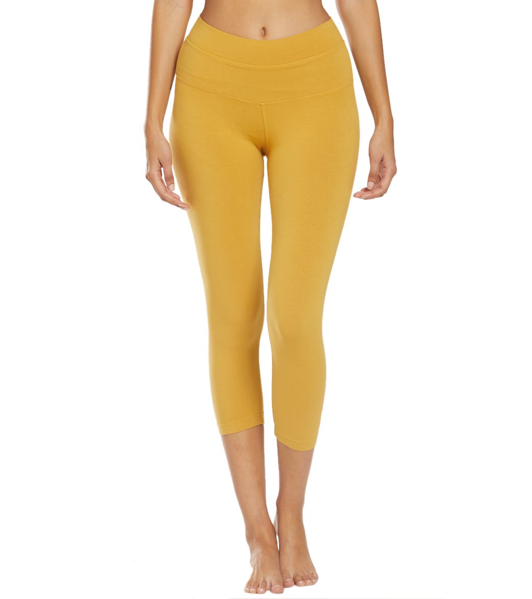 Hard Tail High Rise Cotton Yoga Capris