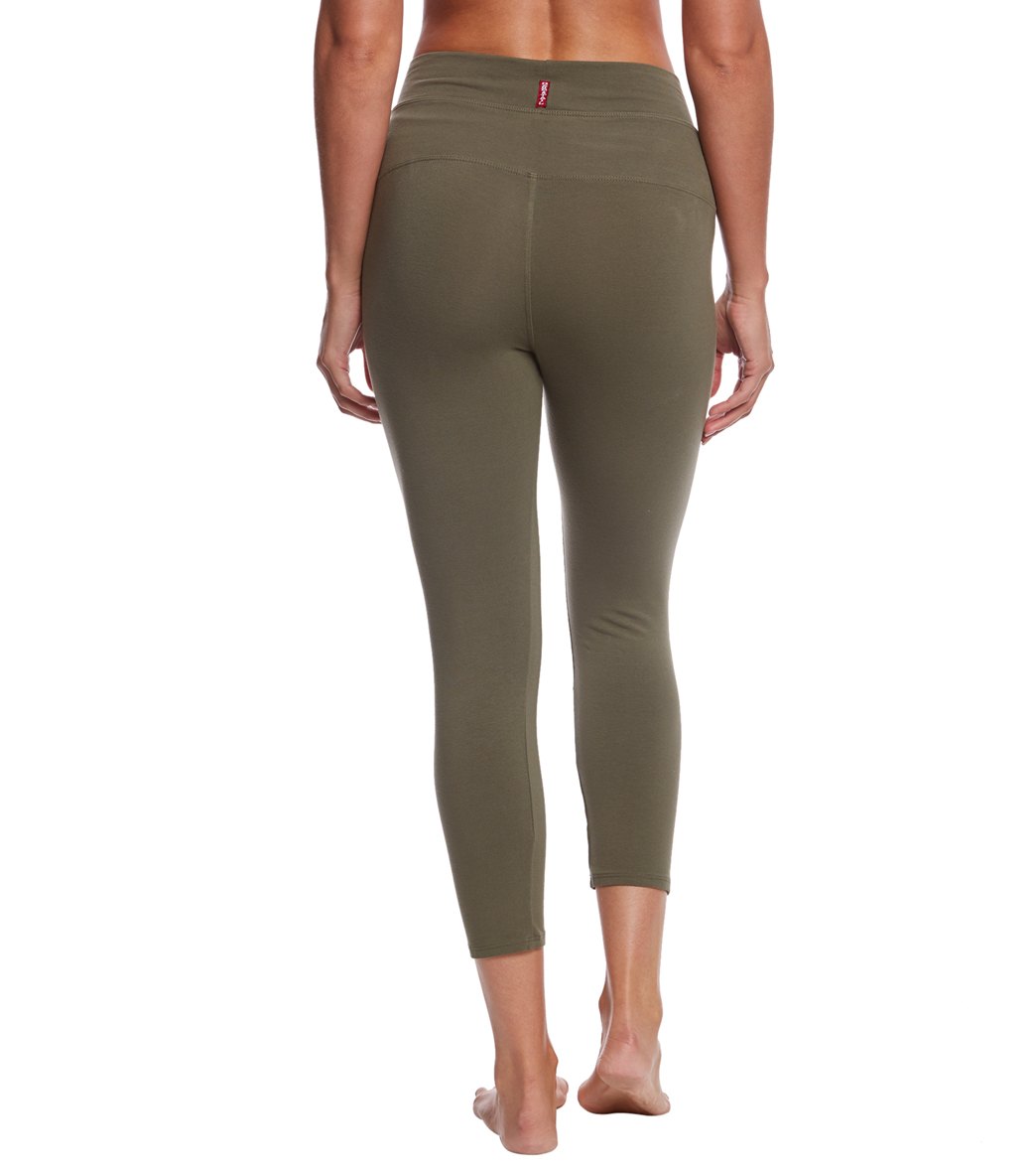 Hard Tail High Rise Cotton Yoga Capris