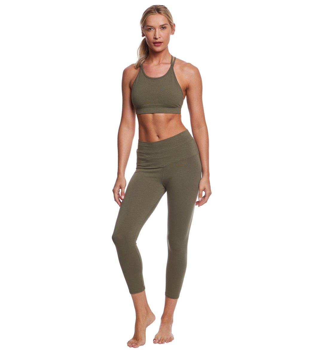 Hard Tail High Rise Cotton Yoga Capris