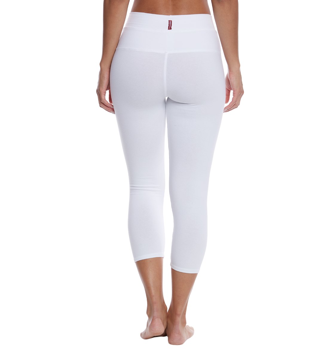 Hard Tail High Rise Cotton Yoga Capris