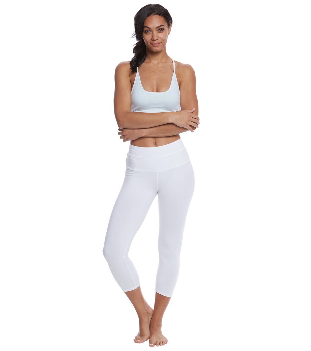 Hard Tail High Rise Cotton Yoga Capris