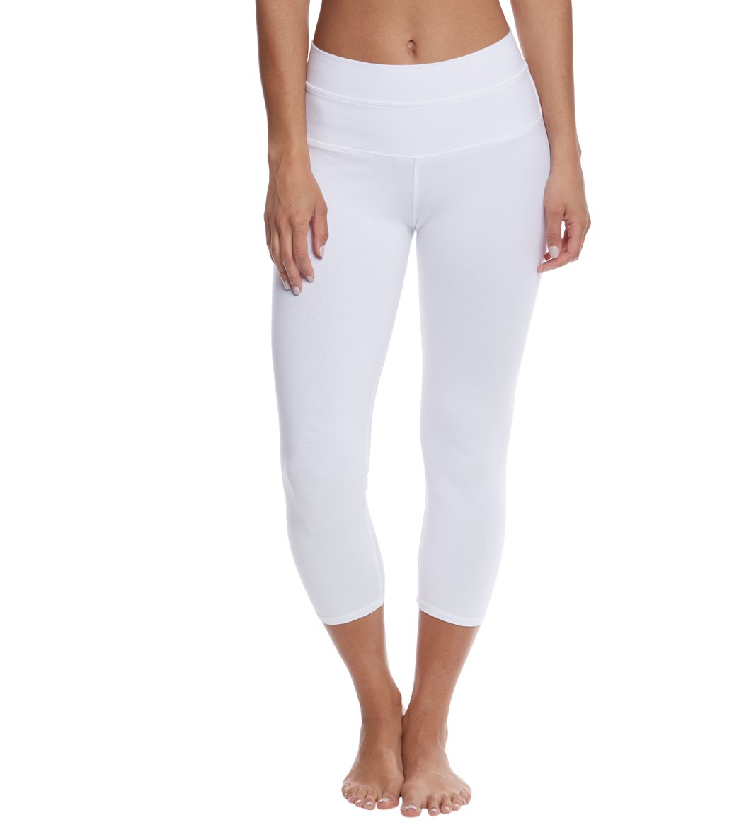 Hard Tail High Rise Cotton Yoga Capris