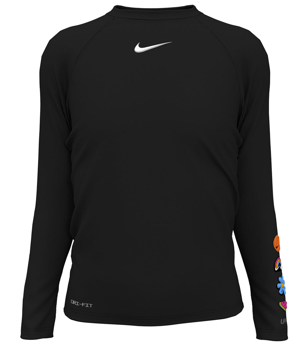 Nike Girls' Charms Long Sleeve Hydroguard (Big Kid)