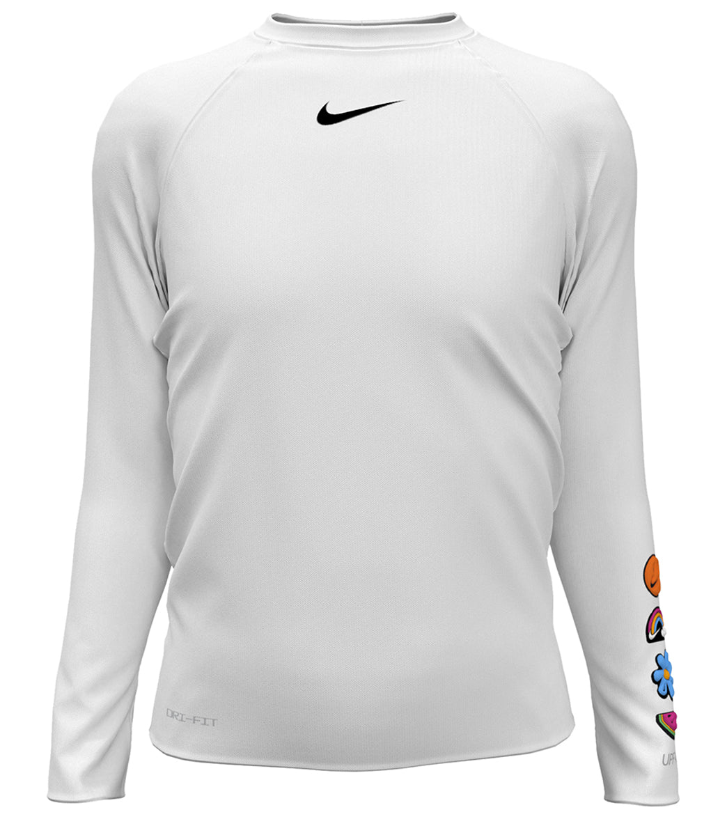 Nike Girls' Charms Long Sleeve Hydroguard (Big Kid)