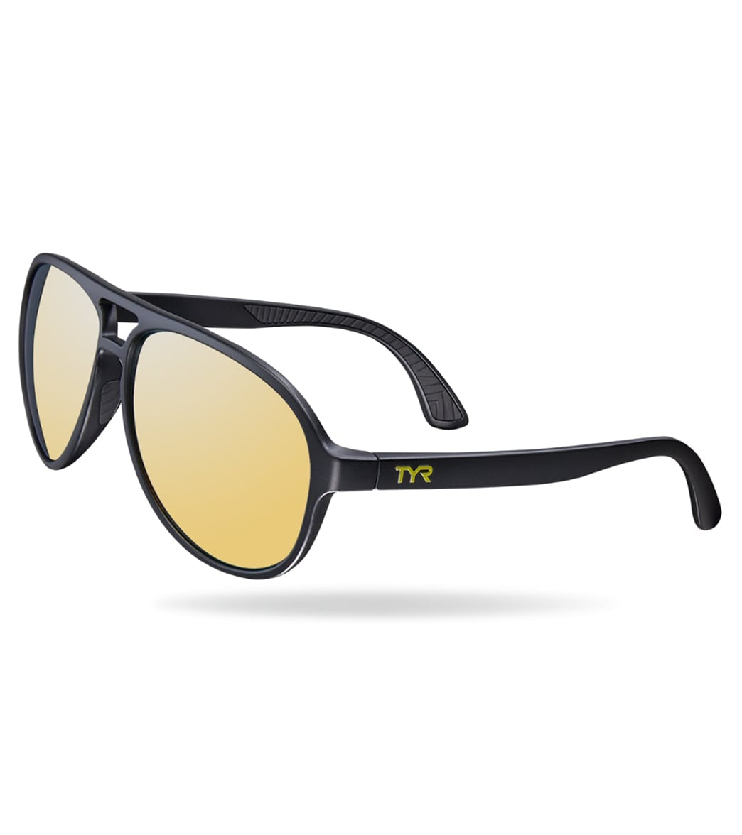 TYR Unisex Goldenwest Aviator (Large) Sunglasses