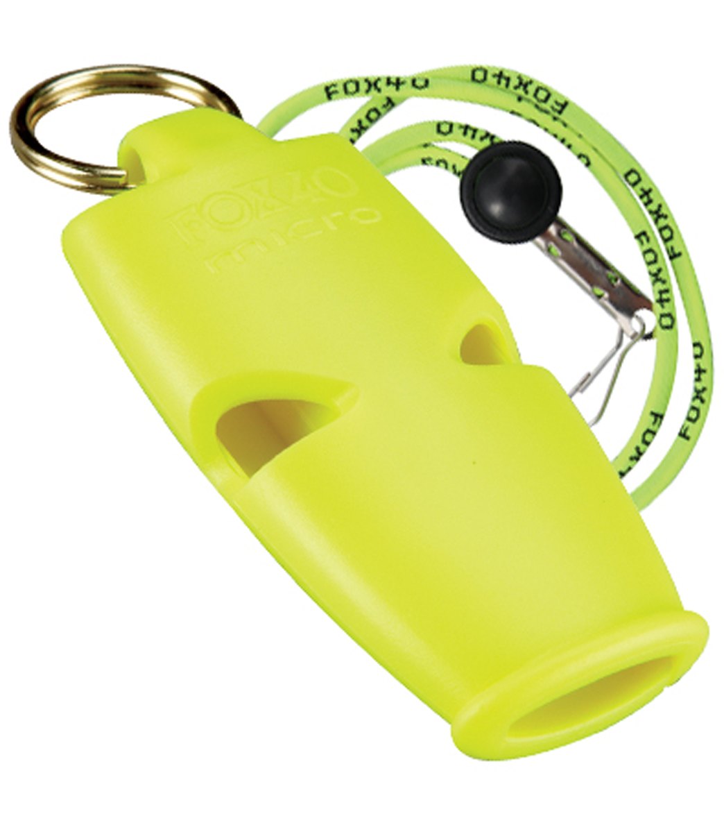 Fox 40 Micro Lifeguard Whistle with Breakaway Lanyard