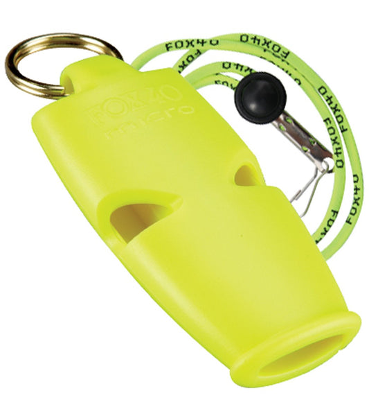 Fox 40 Micro Lifeguard Whistle with Breakaway Lanyard