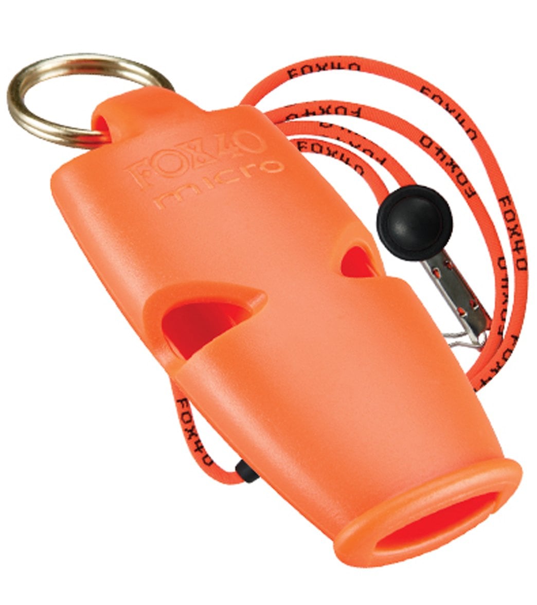Fox 40 Micro Lifeguard Whistle with Breakaway Lanyard