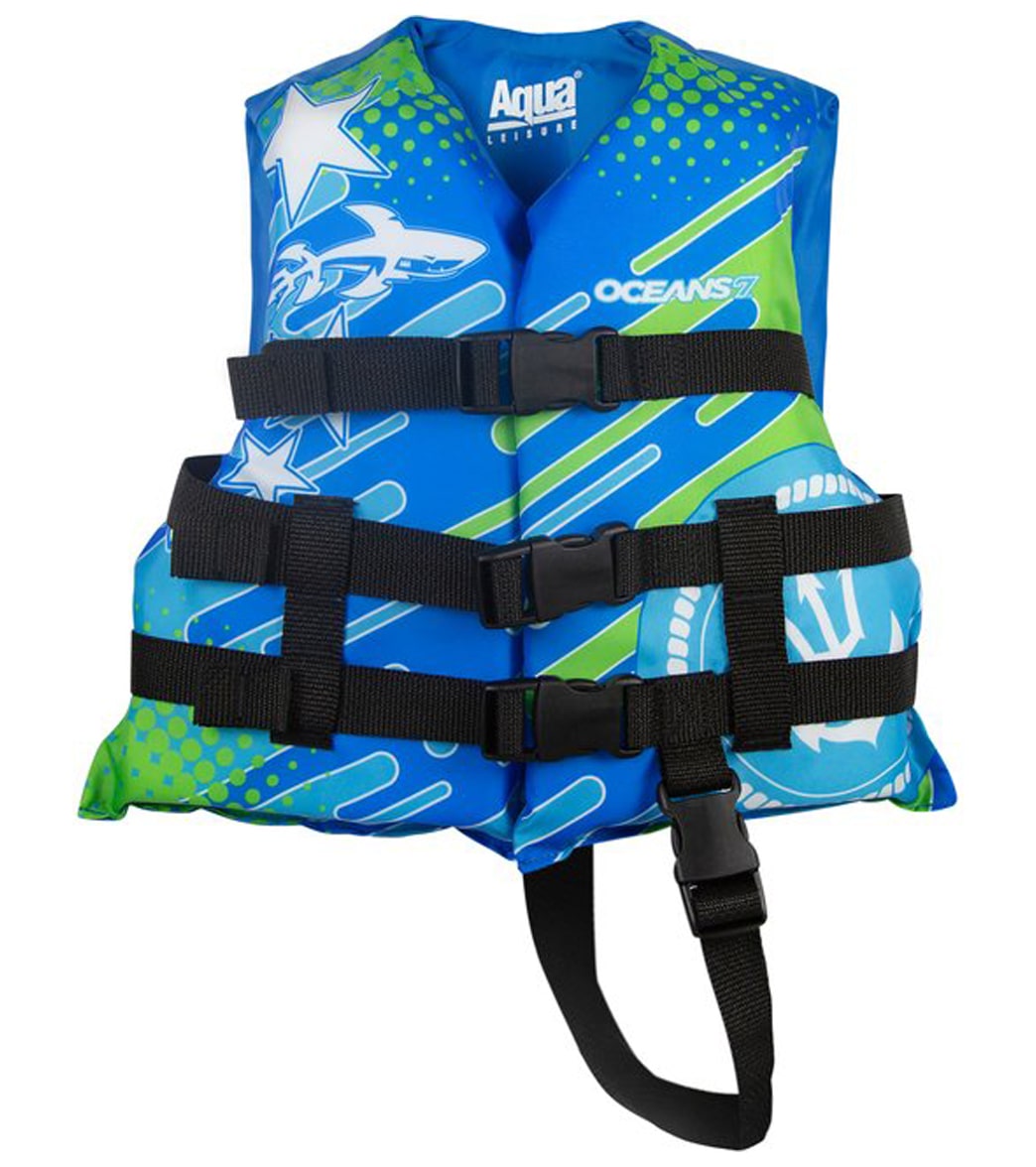 Aqua Leisure Kids' USCGA 3 Buckle Personal Flotation Device (30-50 lbs.)