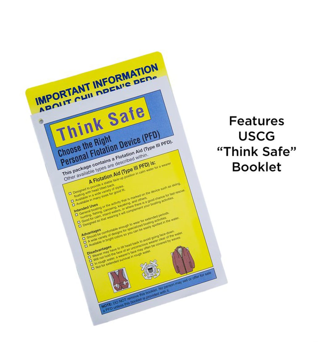 Aqua Leisure Kids' USCGA 3 Buckle Personal Flotation Device (30-50 lbs.)