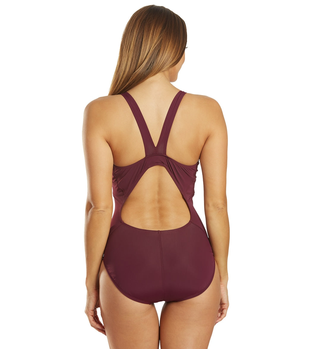 EQ Swimwear Women's Solid Banded Maternity One Piece Swimsuit