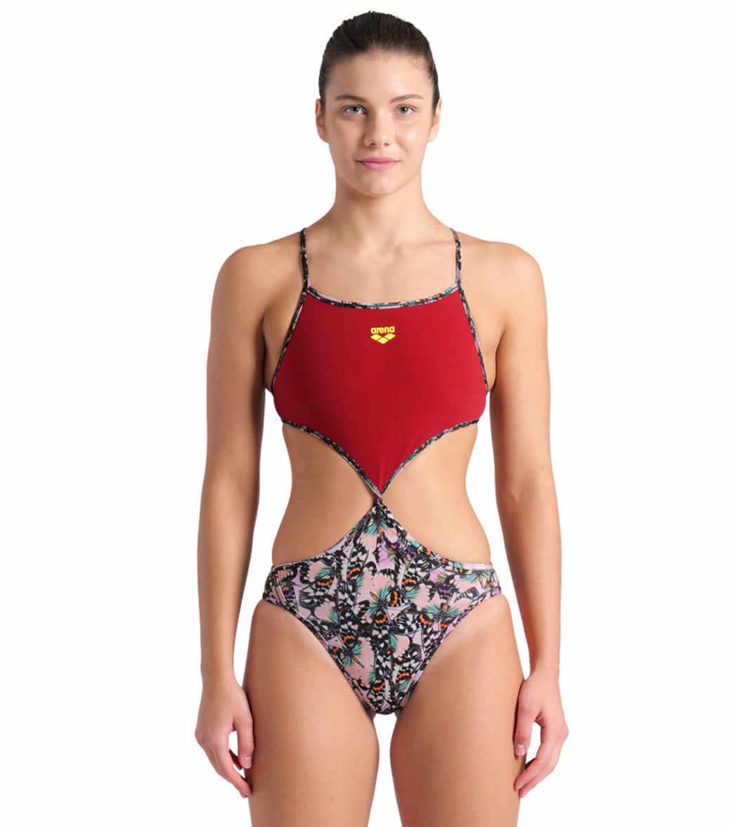 Arena Women's Rule Breaker Twist'N'Mix One Piece Swimsuit