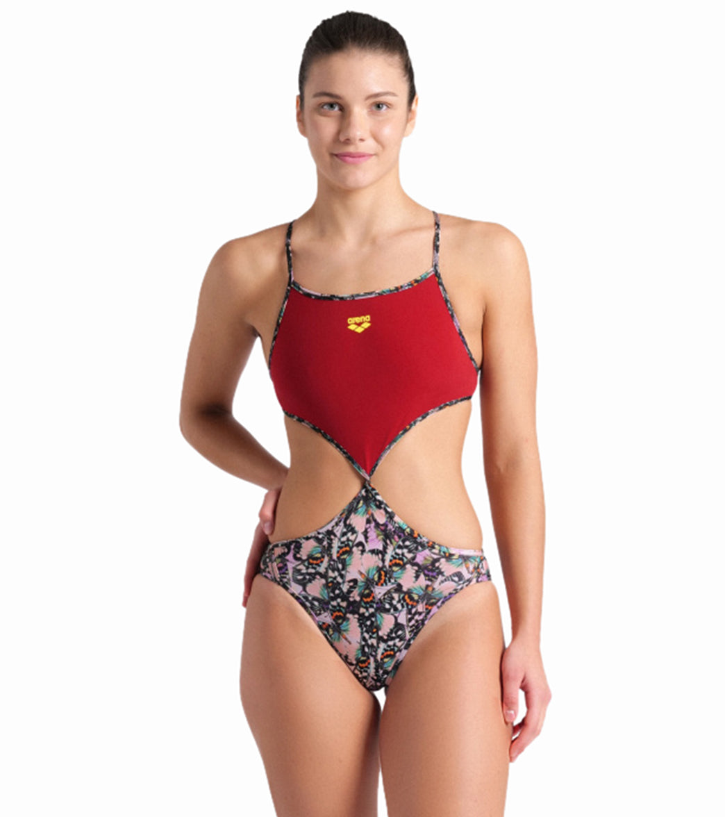 Arena Women's Rule Breaker Twist'N'Mix One Piece Swimsuit