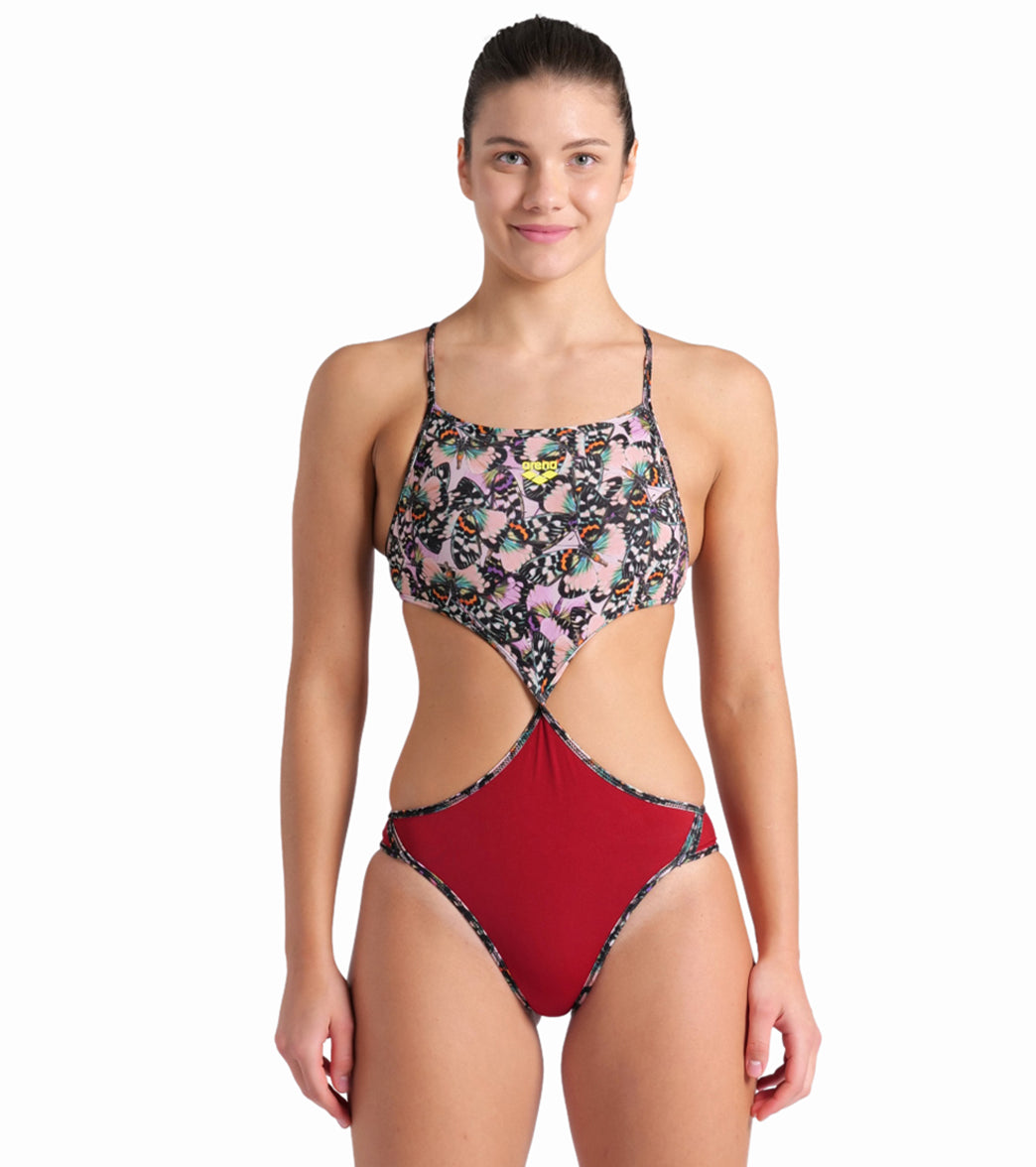 Arena Women's Rule Breaker Twist'N'Mix One Piece Swimsuit