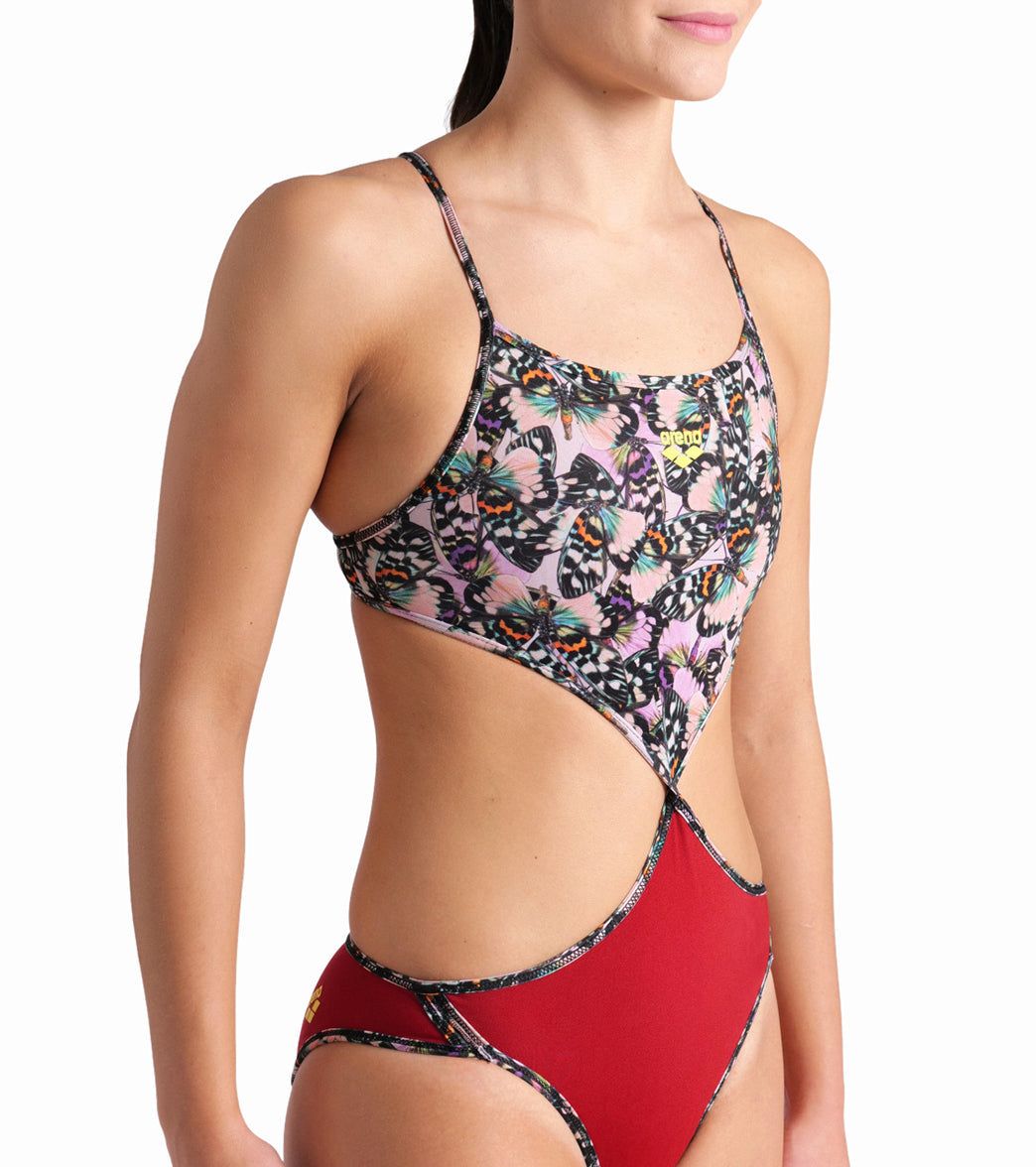 Arena Women's Rule Breaker Twist'N'Mix One Piece Swimsuit